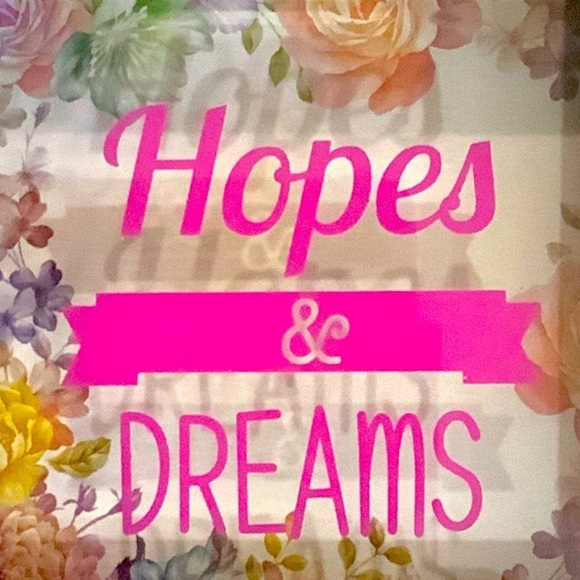 Hopes And Dreams Piggy Bank Square Floral Black Multicolor - Picture 9 of 12